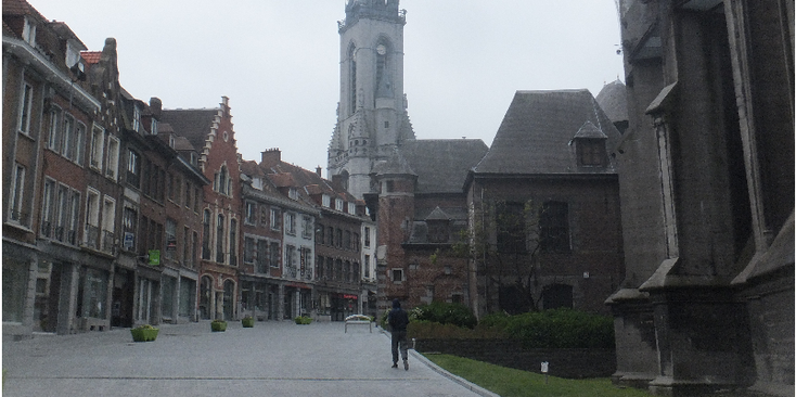 Belfort-toren-koopmanshuizen-Tournai-Doornik-België