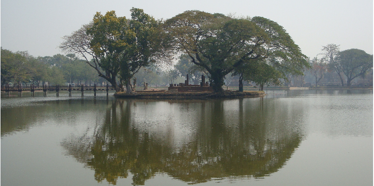Sukothai-eiland-Historical-historisch-Park-tempels-Thailand