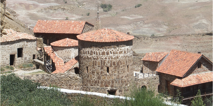 David-Gareja-Kakheti-Georgie-monnik-Georgië