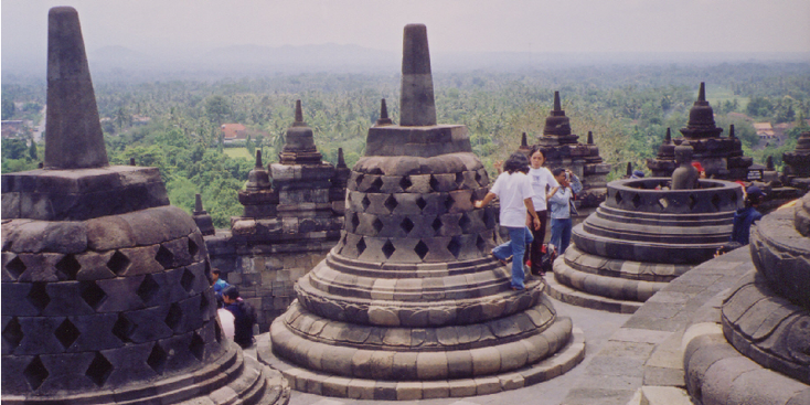Borobodur-stoepa-Hindoe-Java-Indonesië-Java-tempel