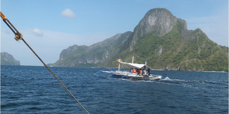 Bangka-island-hopping-Bacuit-Archipel-El-Nido-Palawan-Filipijnen