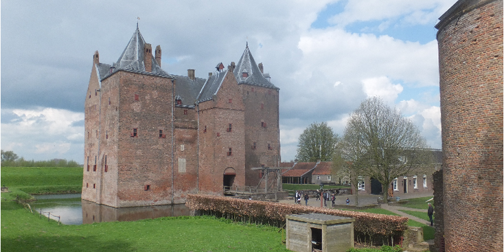 Loevestein-slot-kasteel-gracht-Nederland