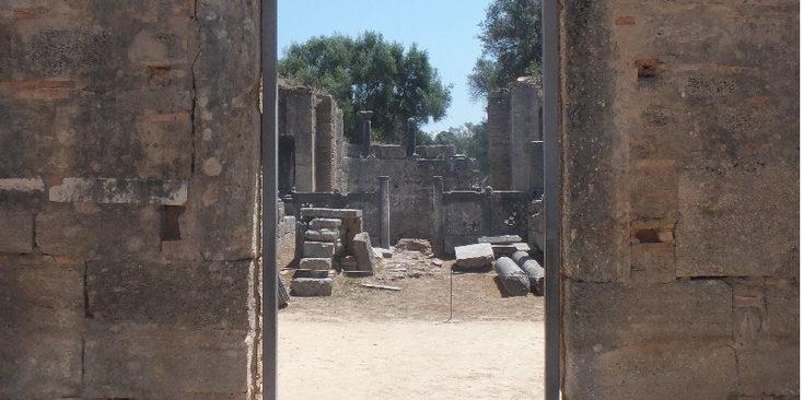 Olympia-Theokoloen-Peleponnese-Grieks-Griekenland-tempel-Olympische-Spelen-archeologie-oudheid-antiek