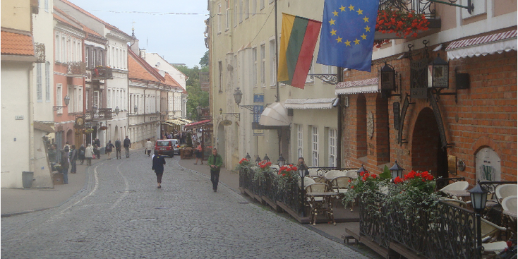 Vilnius-shopping-winkelstraat-Litouwen