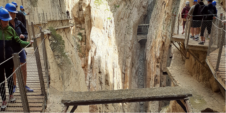 Caminito-del-Rey-brug-Koningspaadje-Koningsweg-pad-Malaga-Spanje
