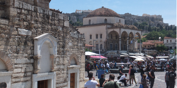 Athene-plein-Akropolis-Griekenland