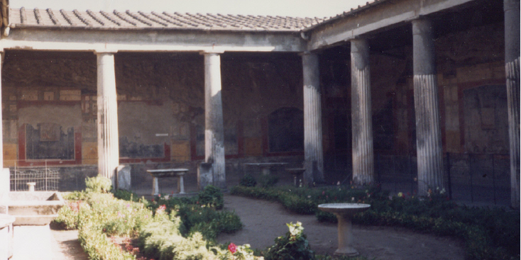 Pompeï-bordeel-Romeins-Rijk-pilaren-columns-Italië