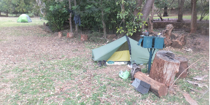 Chalets-Caravanpark-Barberton-Zuid-Afrika-tent