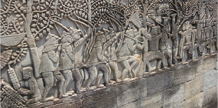 Angkor-Wat-Siem-Raep-Unesco-Temple-Reliëf-Khmer-Empire-Cambodia