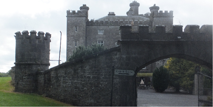 Slane-kasteel-ingang-poort-wachttoren-concert-Ierland