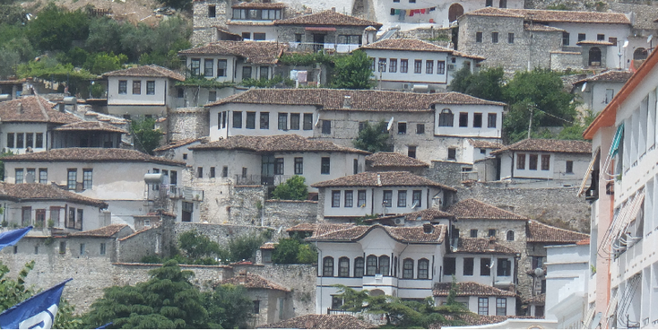 Berat-Gorica-buurt-Mangalem-Albanië-Ura-e-Gorces