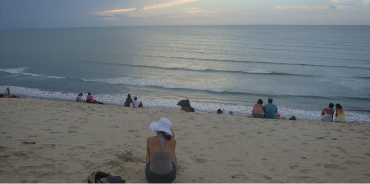 Jericoacoara-duinen-zonondergang-heuvel-strand-Brazilië