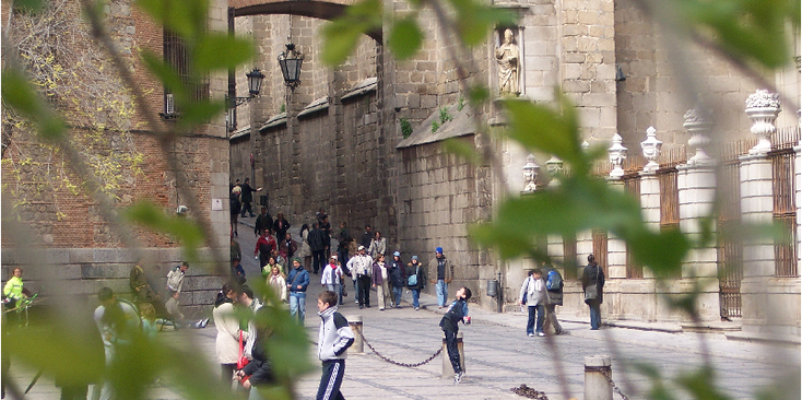 Toledo-poort-Spanje
