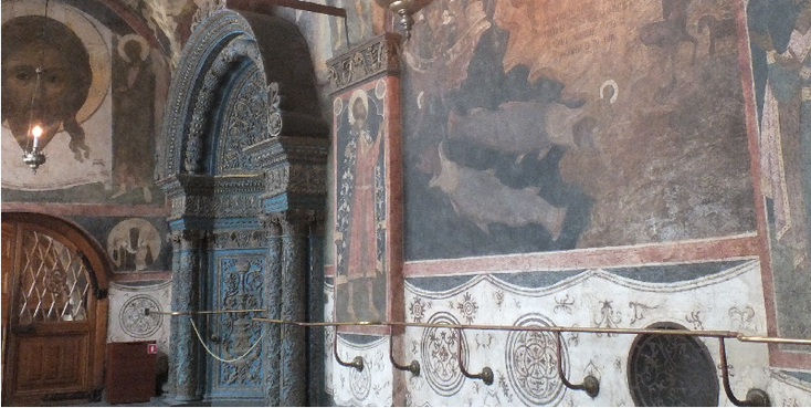 Verkondigingskathedraal-deur-Kremlin-Moskou-Rusland