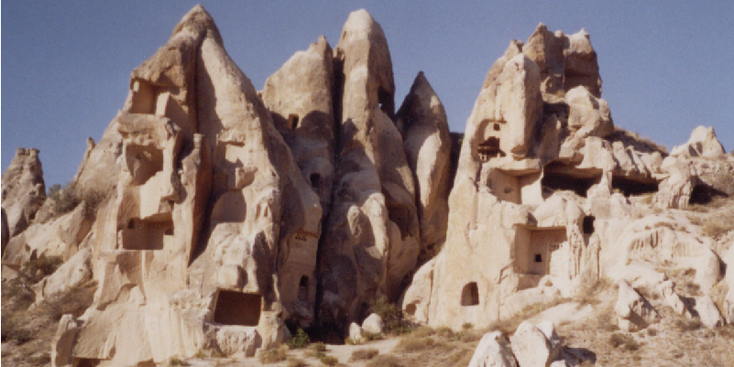 Cappadocië-Goreme-kegels-pieken-Turkije