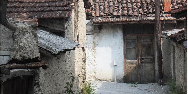 Ohrid-straten-dakpannen-Macedonië
