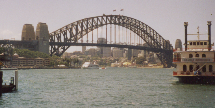 Sydney-Harbour-Bridge-Boat-river-Australië