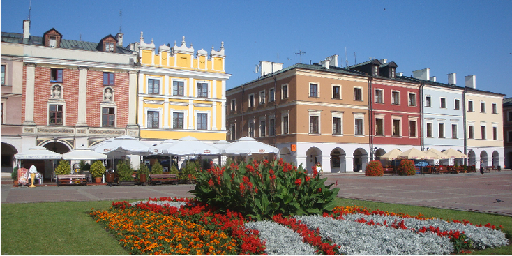 Zamosc-Rynek-Wielki-Square-Flower-Poland