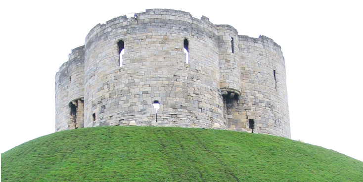 Clifford-tower-York-toren-kasteel-ruïne-York-Engeland