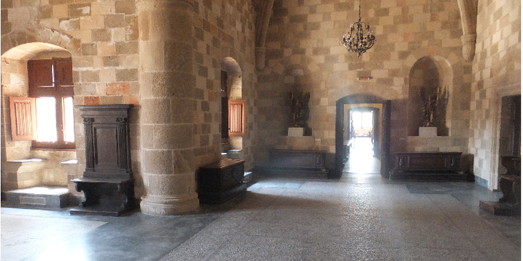 Grandmaster-palace-Grootmeester-paleis-Rhodos-stad-eiland-Kruisvaarder-Griekenland