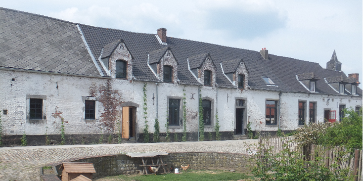 Mont-Saint-Juan-gefortificeerde-hoeve-Waterloo-slag-Napoleon-Fransen-België