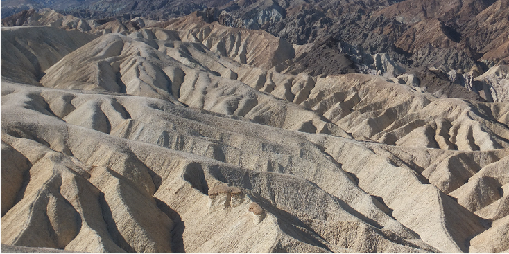 Zabriski-Point-Death-Valley-vallei-Californië-Verenigde-Staten