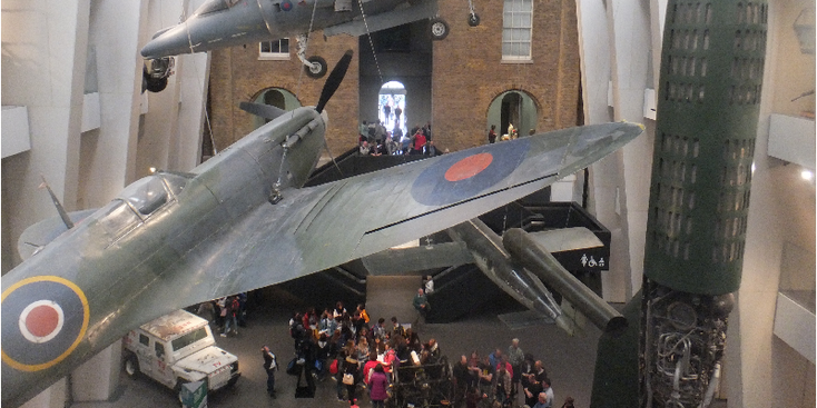 Imperial-War-Museum-Londen-spitfire-London-kanon-oorlogsmuseum-Engeland