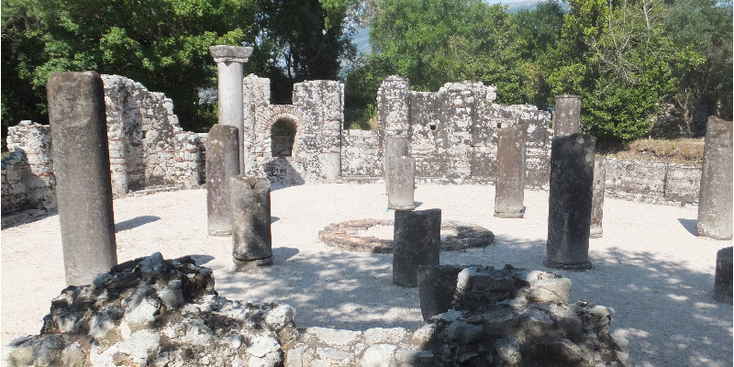 Butrint-Agora-Doperij-Romeins-badhuis-Albanië-Archeologie