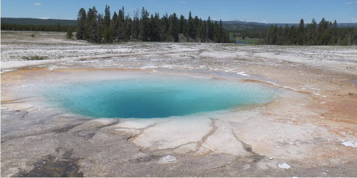 Yellowstone-natuurpark-nationaal-park-geiser-heetwaterbron-Verenigde-Staten