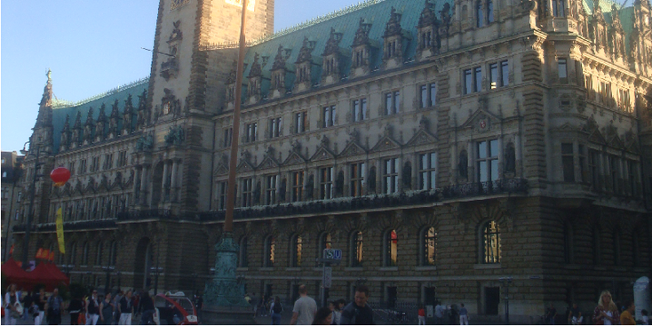 Hamburg-Raadhuis-Radhaus-centrum-plein-Duitsland