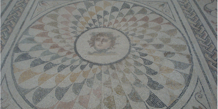 Mahdia-museum-mozaïek-Tunesië
