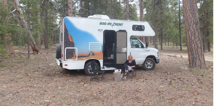 Jacob-lake-wildkamperen-camper-Grand-Canyon-Verenigde-Staten