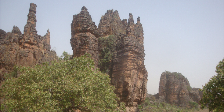 Sindou-piek-Banfora-rotsformatie-Burkina-Faso