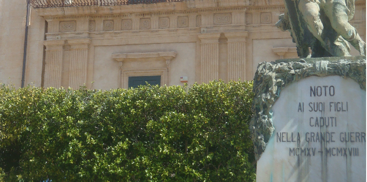 Noto-monument-barok-WW1-Sicilië-Italië