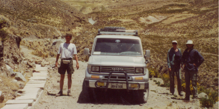 Colca-Canyon-vallei-jeep-Nationaal-Park-Peru