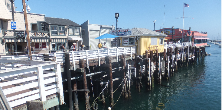 Monterey-Fisherman’s-Wharf-haven-boten-kust-Californië-Verenigde-Staten