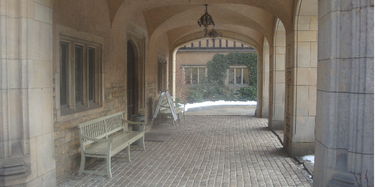 Cecilienhof-Tudors-stijl-conferentie-overgave-capitulatie-WW2-slot-platteland-Potsdam-Duitsland
