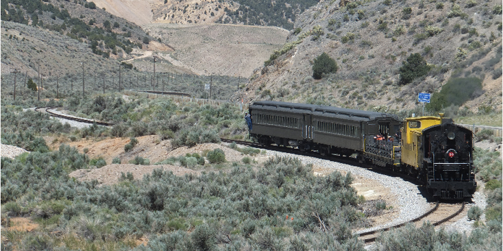 Ely-stoomtrein-locomotief-the-loneliest-road-of-the-USA-Verenigde-Staten