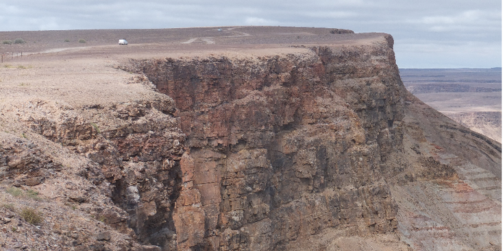 Fish-River-Canyon-kloof-uitzichtpunt-Namibië