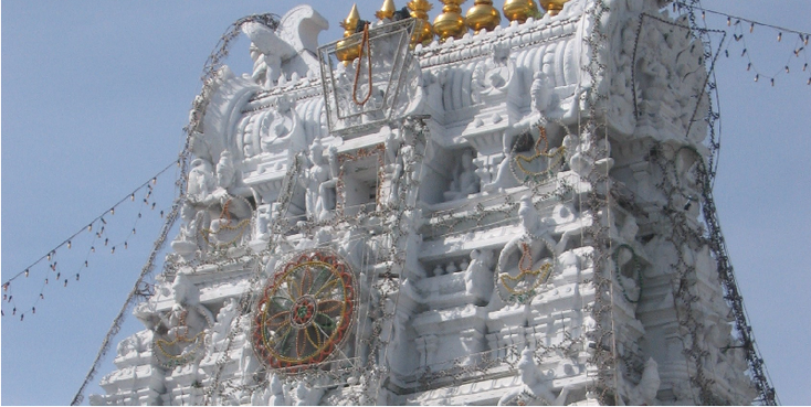 Tirumala-pelgrims-tempel-heilig-India-plein-toren