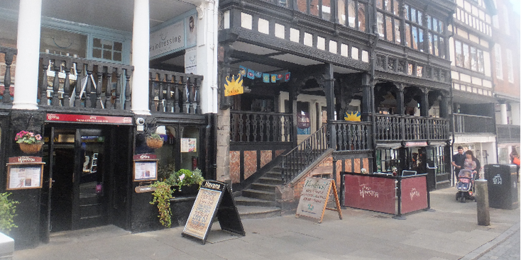 Chester-Row-gallerei-zwart-wit-vakmanshuizen-koopmanshuizen-Romeins-Engeland