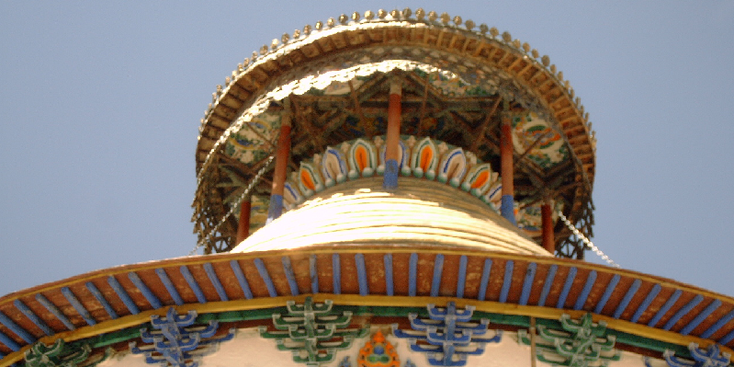 Gyantse-China-Tibet-Panchen-Lama-monnik-paleis-stadsmuren