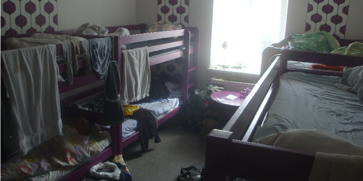 Riga-centra-hostel-slaapzaal-dormitory-stapelbed-Letland