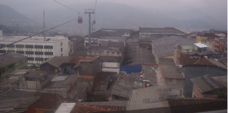 Medellín-kabelkar-cable-car-Colombia