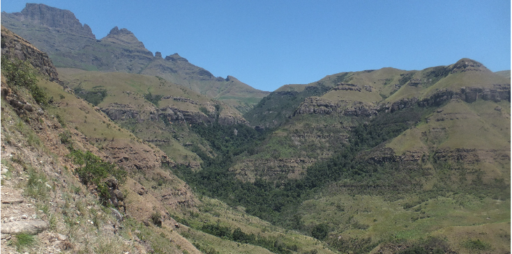 Drakensbergen-Nationaal-Park-Dragon-Mountains-Zuid-Afrika