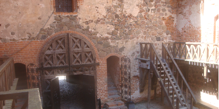 Trakai-kasteel-eiland-Middeleeuws-Litouwen
