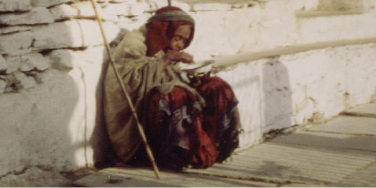 Pelgrim-Annapurna-eten-stok-Nepal