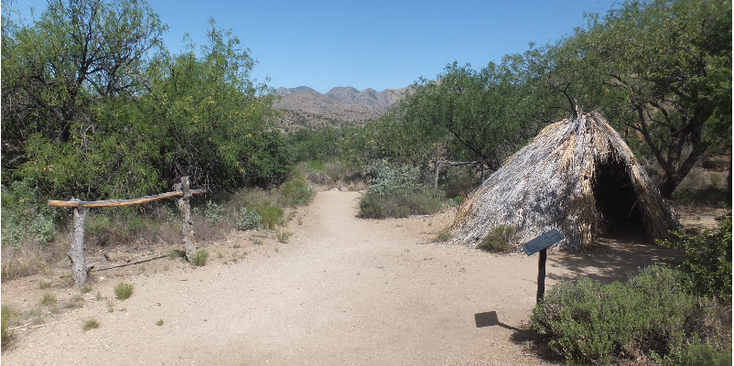 Bowie-Fort-Apache-hut-stro-trail-wandelpad-pad-Verenigde-Staten