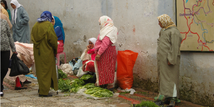 Chefchouen-blauwe-stad-Marokko-markt