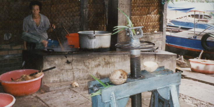 Kokos-fabriek-Mekong-Delta-Vietnam